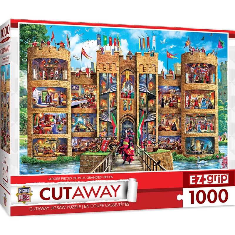 Cutaways – Medieval Castle – 1000 Piece EZGrip Puzzle
