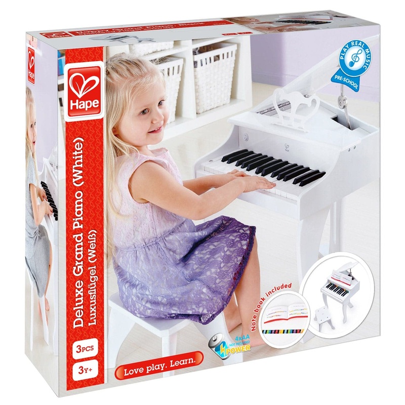 Deluxe Grand Piano – White