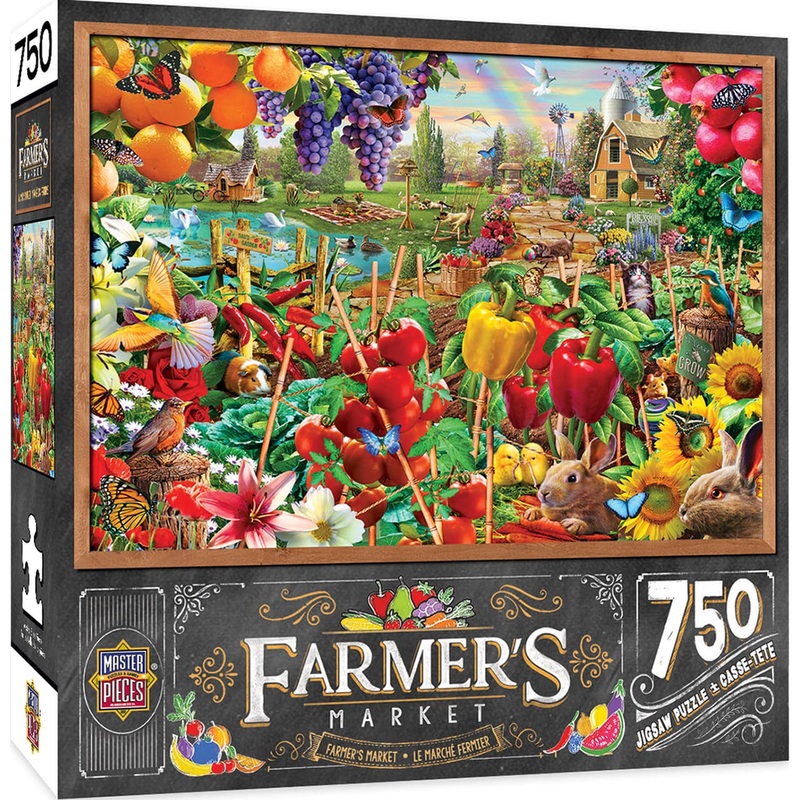 Farmer’s Market – A Plentiful Season – 750 Piece Puzzle