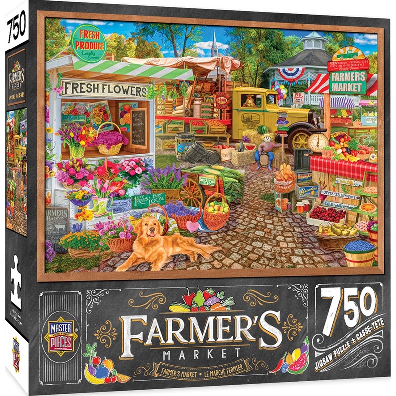 Farmer’s Market – Sale on the Square – 750 Piece Puzzle