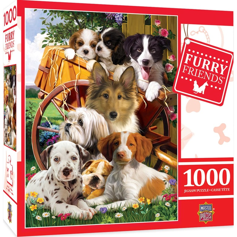 Furry Friends – Ready for Work – 1000 Piece Puzzle