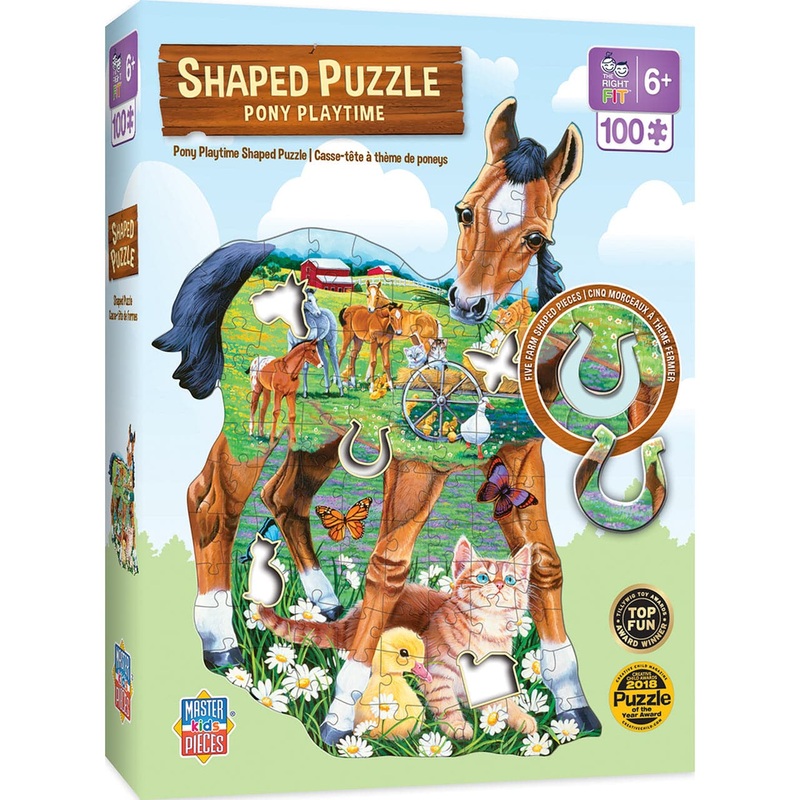 Pony Playtime – 100 Piece Shaped Puzzle