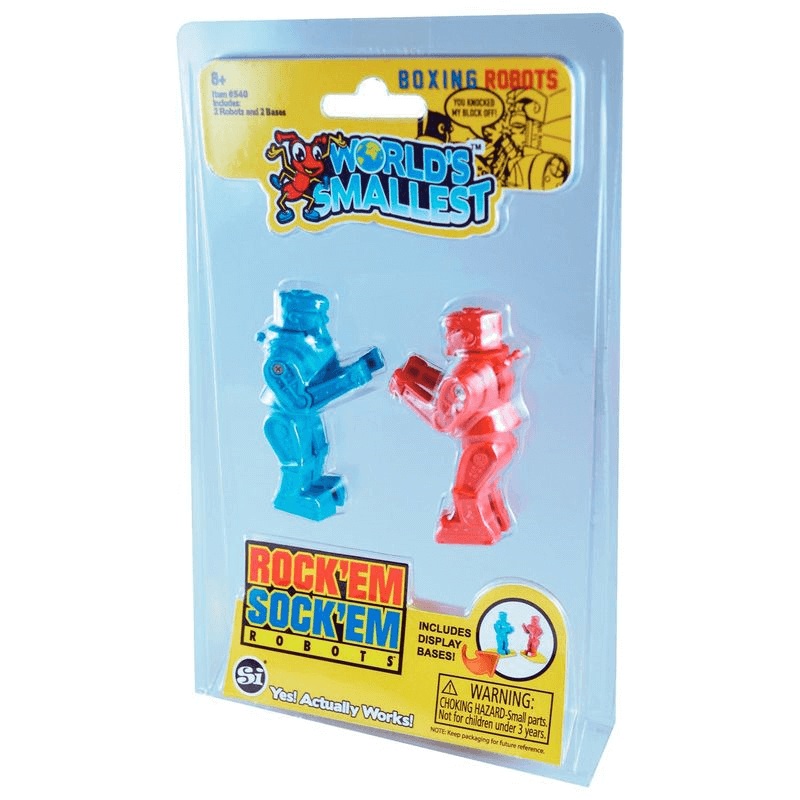 World’s Smallest Rock ‘Em Sock ‘Em Robots