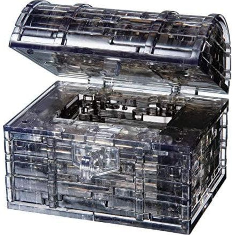3D Crystal Puzzle – Black Treasure Chest