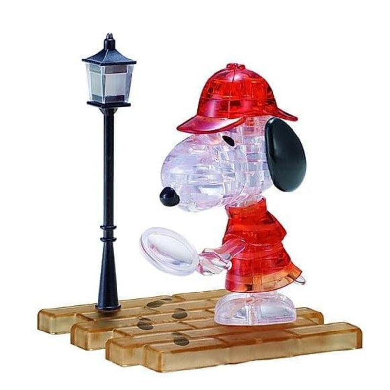 3D Licensed Crystal Puzzle – Snoopy Detective