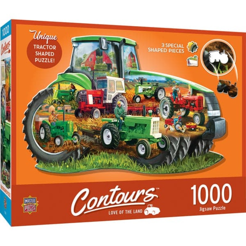 Contours – Love of the Land – 1000 Piece Shaped Puzzle