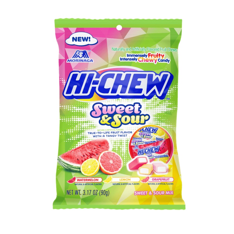 Hi-Chew Bag Sweet & Sour Mix – 3.17 oz. Peg Bag