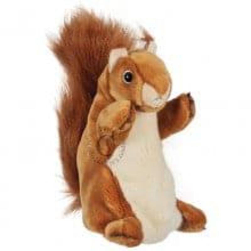Long Sleeved Glove Puppets – Squirrel Red