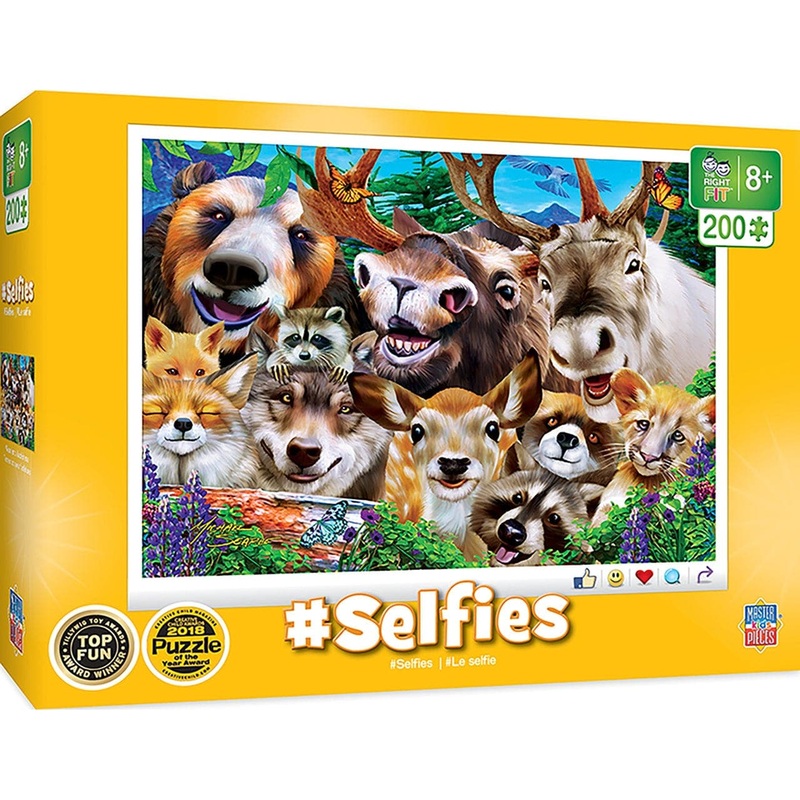 Selfies – Woodland Wackiness – 200 Piece Puzzle