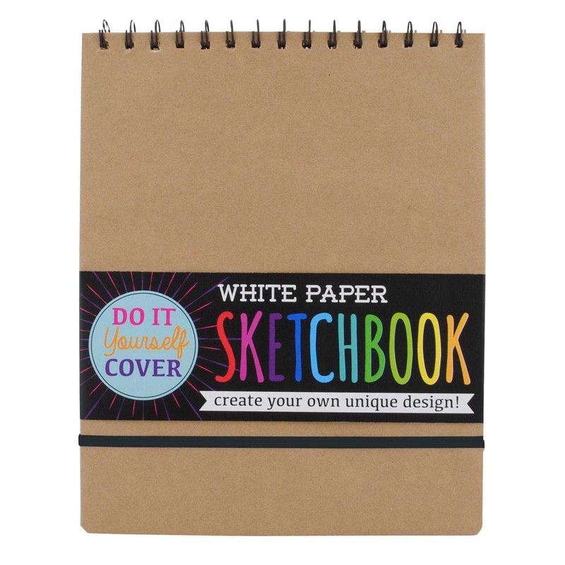 White DIY Cover Sketchbook – Large