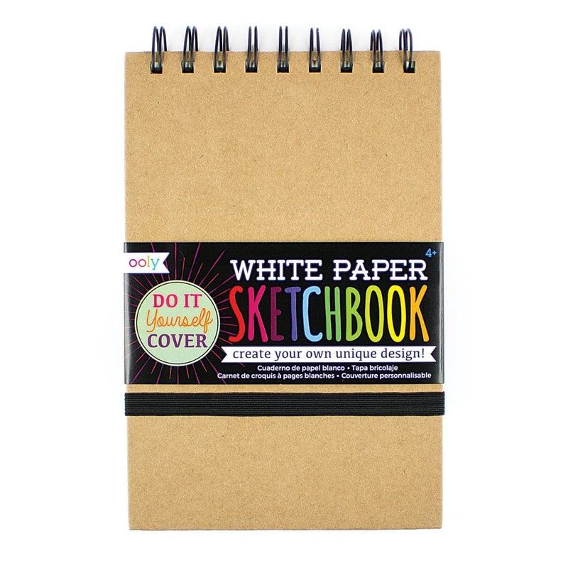 White DIY Cover Sketchbook – Small