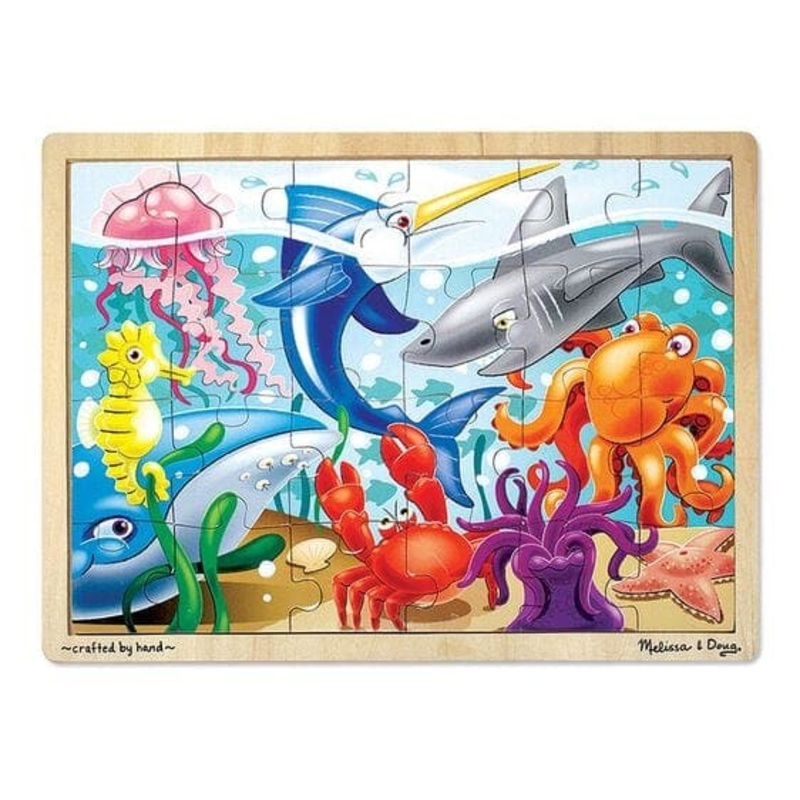 Wooden Jigsaw Puzzle Under the Sea – 24 Piece
