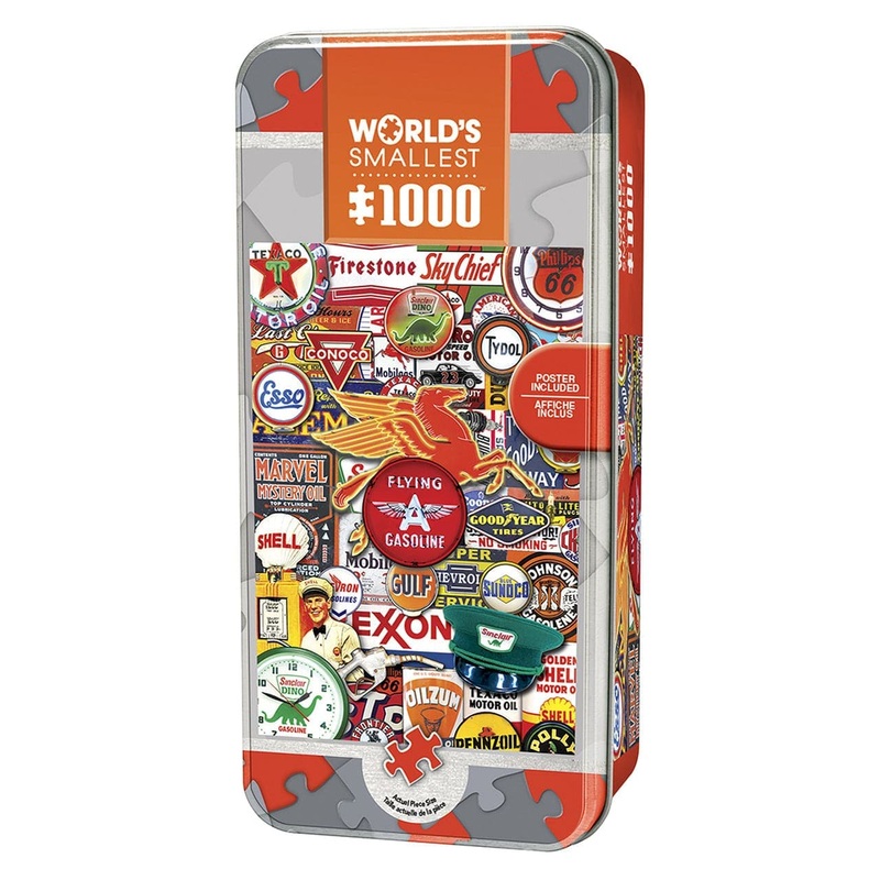 World’s Smallest – Retro Petrol – 1000 Piece Puzzle in a Tin