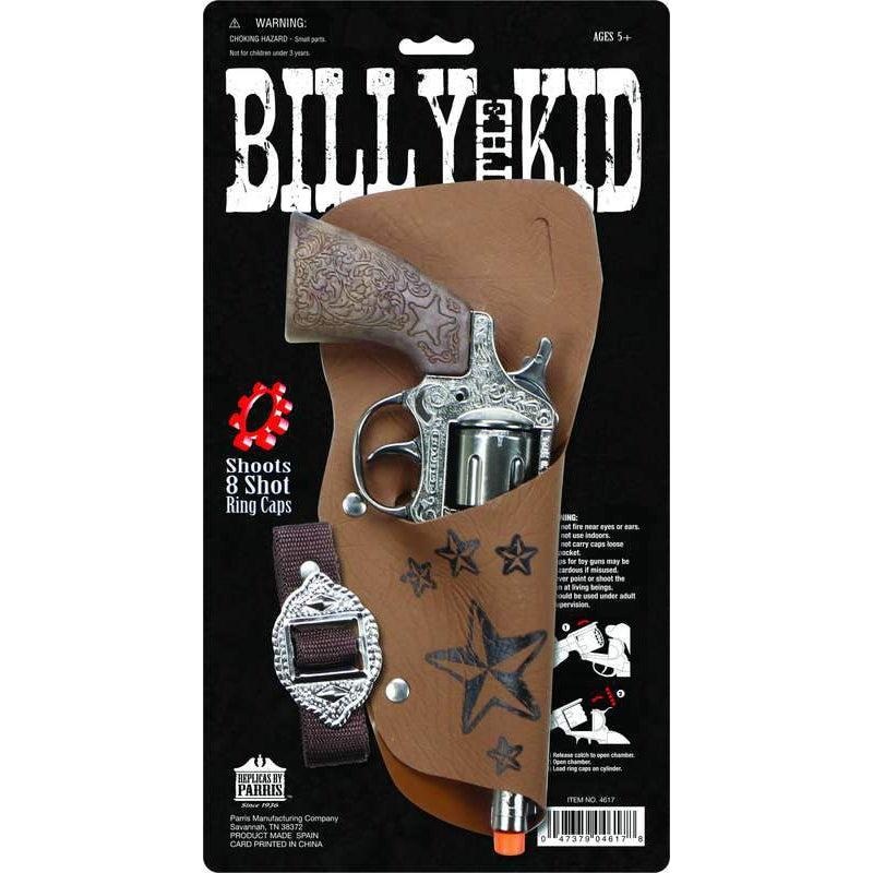 Billy the Kid 8 Shot Ring Cap, includes Diecast Metal Cap Gun, Holster & Belt – 8.5 Long