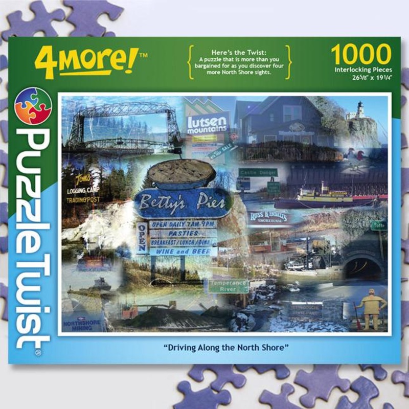Puzzle Twist – Driving Along The Shore – 1,000 Piece Puzzle