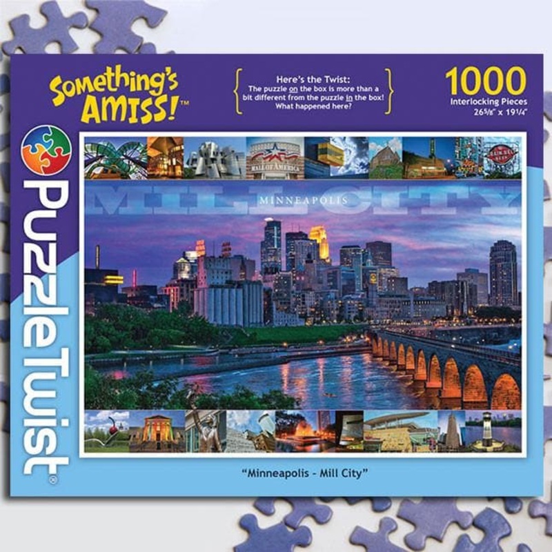Puzzle Twist – Minneapolis Mill City – 1,000 Piece Puzzle