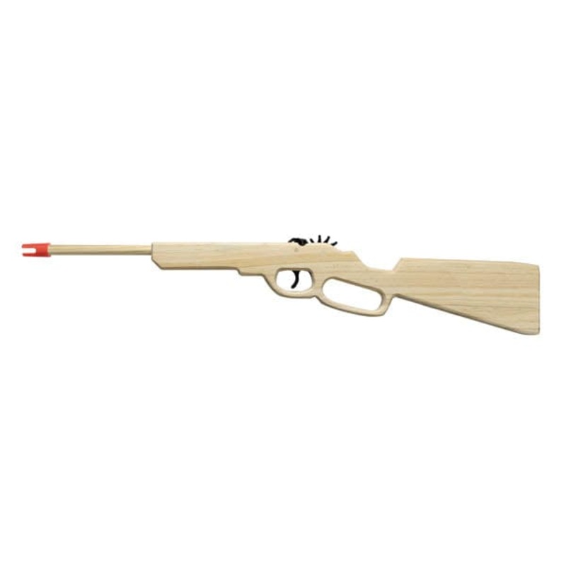 Rubber Band Gun Badlands 30 Long Solid Wood 12 Shot