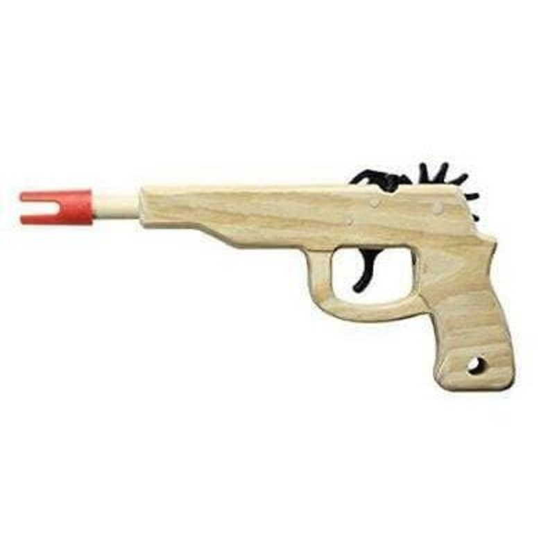 Rubber Band Gun Eagle 11 Long Solid Wood 12 Shot