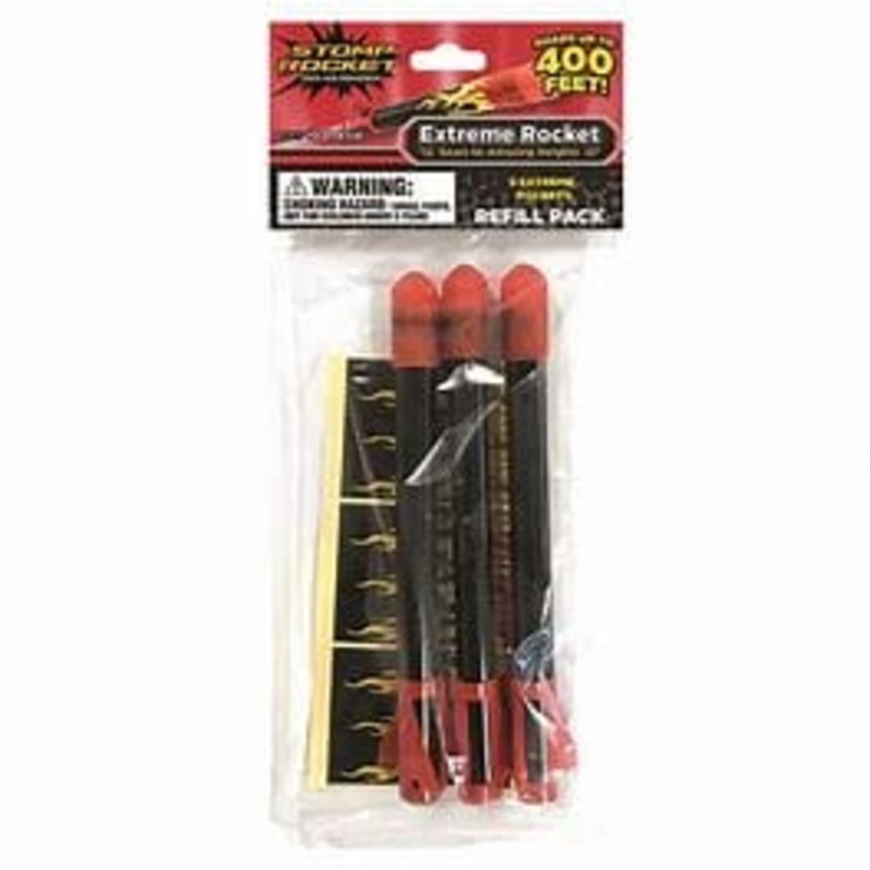 Stomp Rocket Extreme Refill Pack – Includes 3 Extreme Rockets