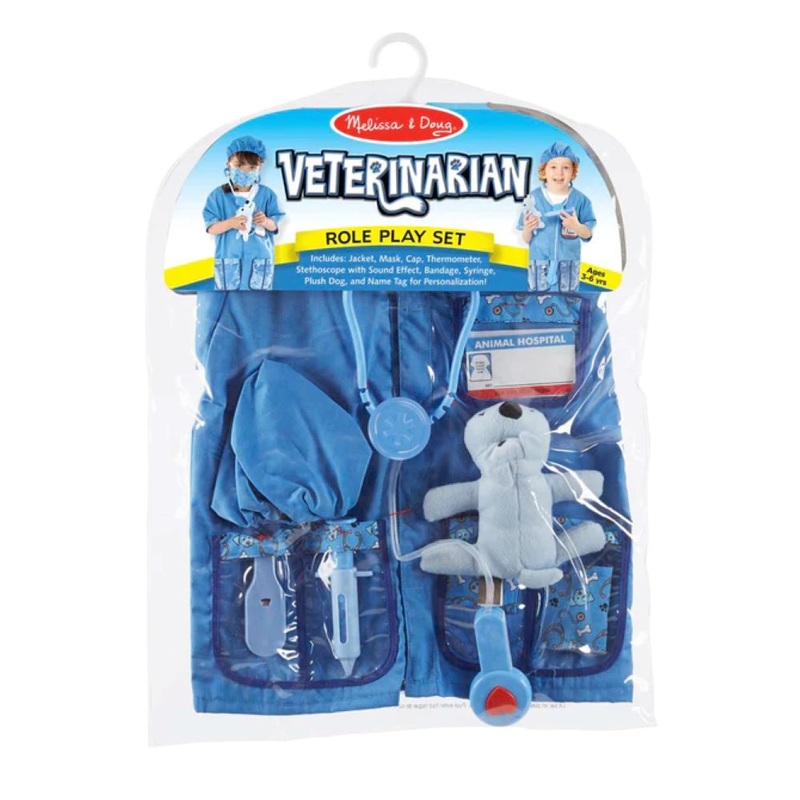 Veterinarian Role Play Dress-up Costume Set