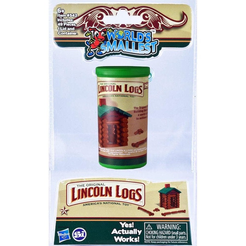 World’s Smallest Lincoln Logs