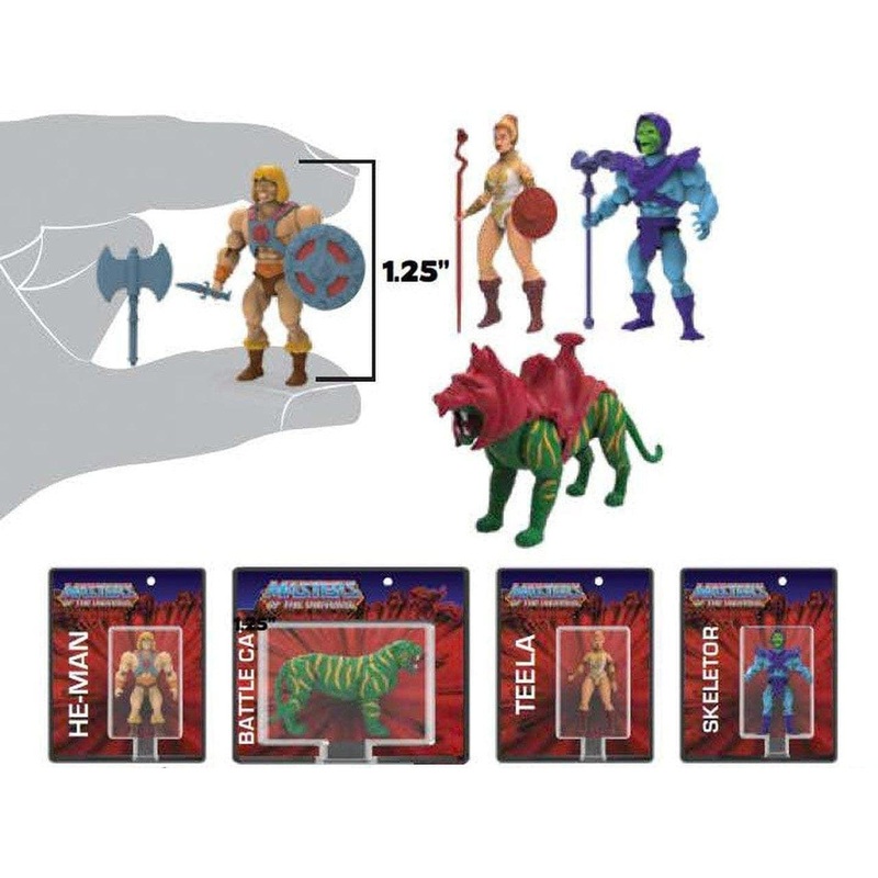 World’s Smallest Masters of the Universe Microaction Figures