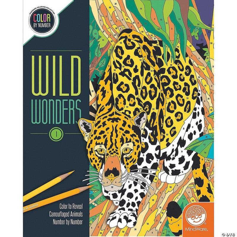 Color By Number – Wild Wonders – Book 1