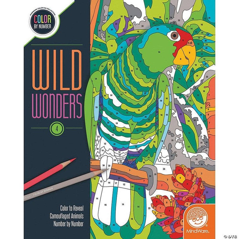 Color By Number – Wild Wonders – Book 4