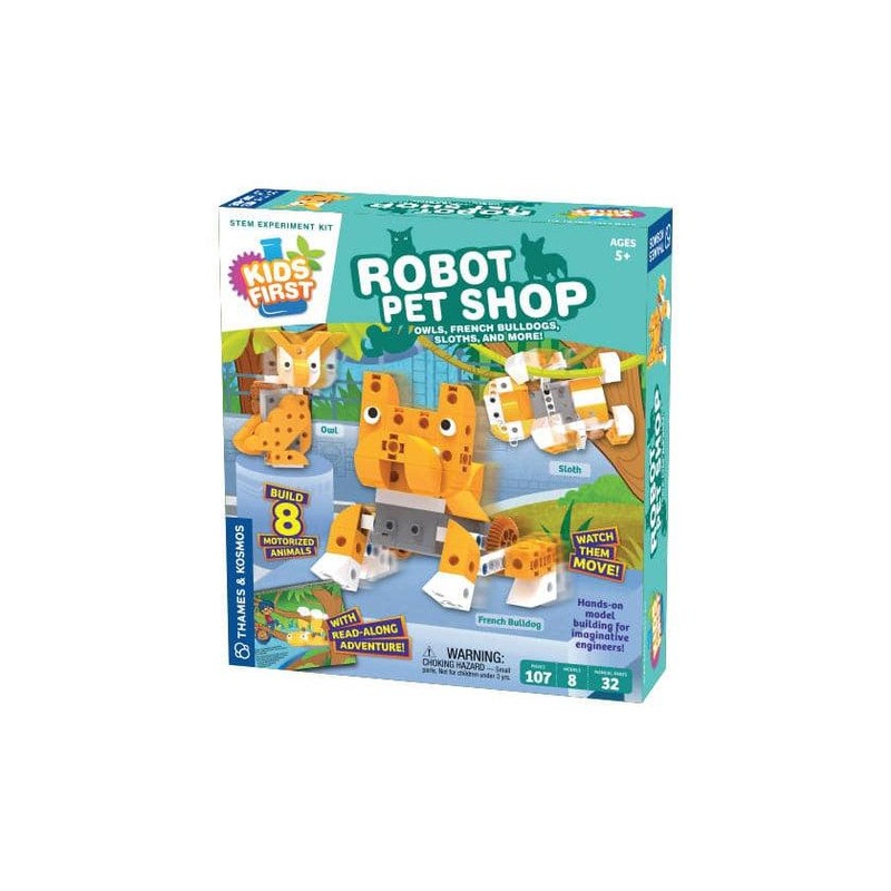 Kids First Robot Pet Shop: Owls, Hedgehogs, Sloths, and More!