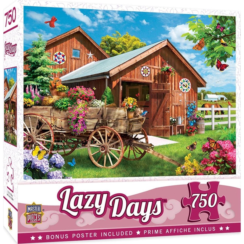 Lazy Days – Flying to Flower Farm – 750 Piece Puzzle