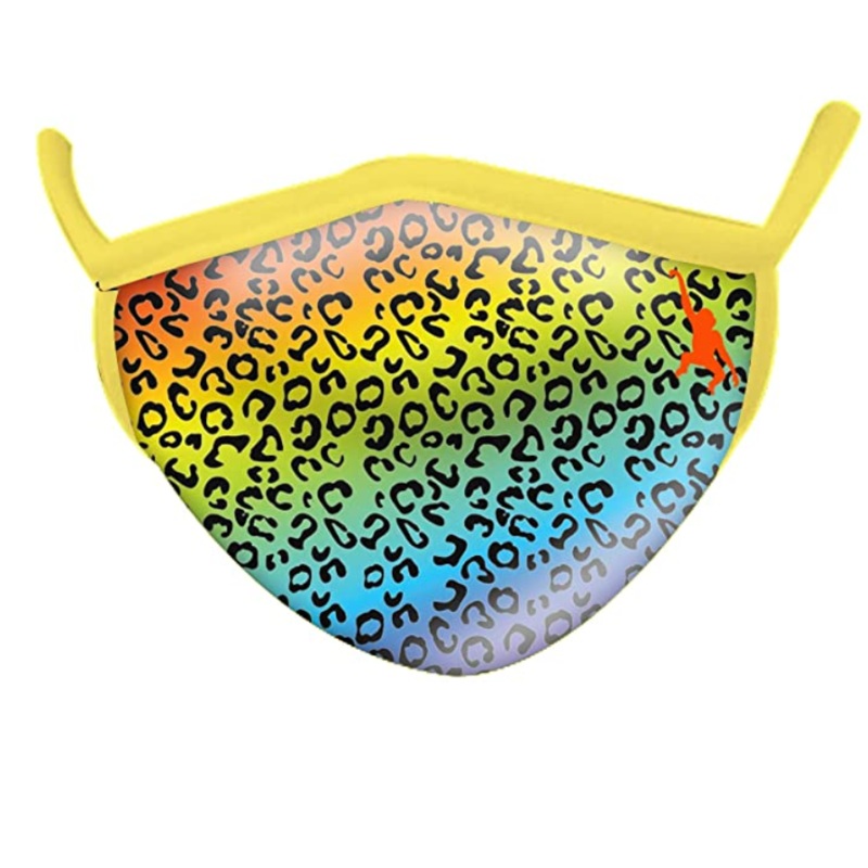 Mask Adult Size Rainbow Cheetah Wild Smiles