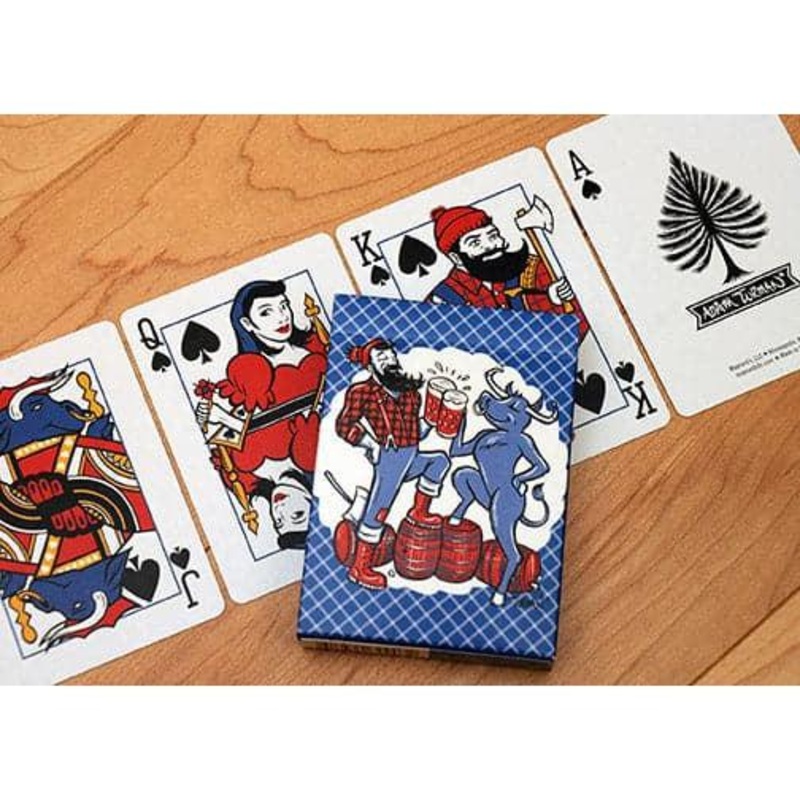 Paul & Babe Cheers Playing Cards