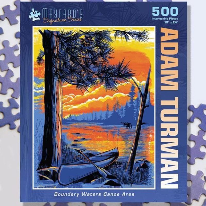 Puzzle Twist – Boundry Waters Adam Turman – 500 Piece Puzzle