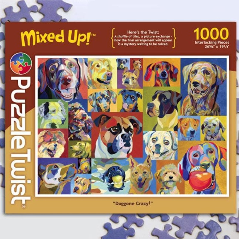 Puzzle Twist – Doggone Crazy! – 1,000 Piece Puzzle