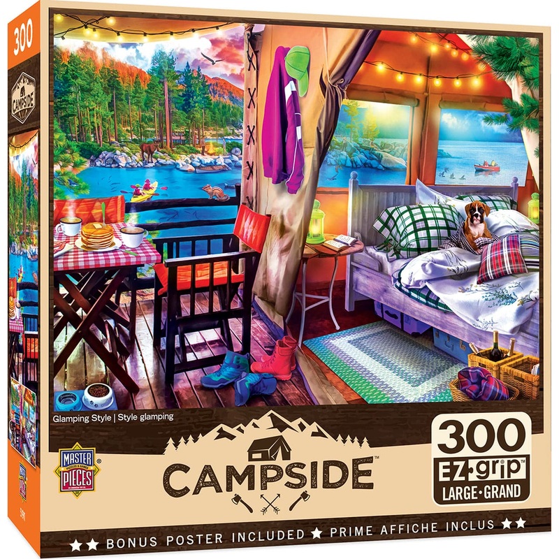 Campside – Glamping Style – 300 Piece EzGrip Puzzle