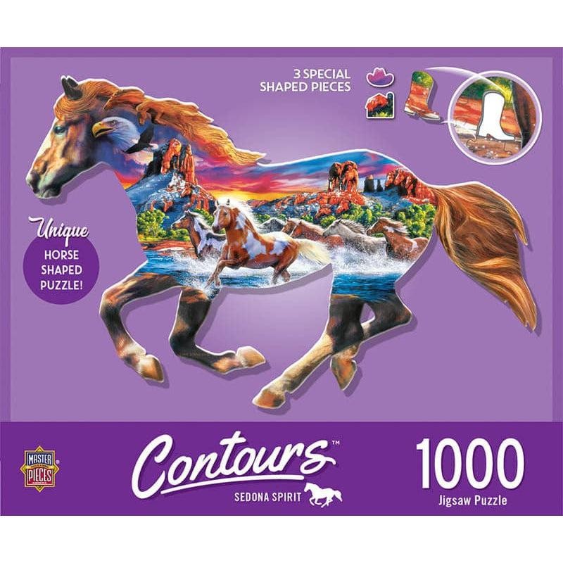 Contours – Sedona Spirit – 1000 Piece Shaped Puzzle