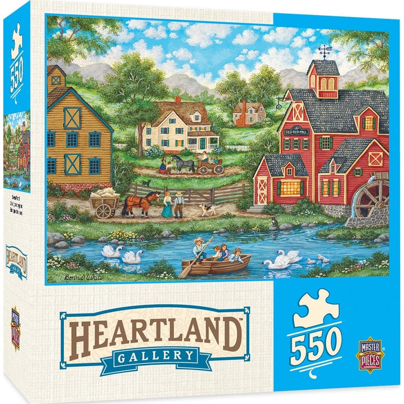 Heartland Collection – Swan Pond -550 Piece Puzzle