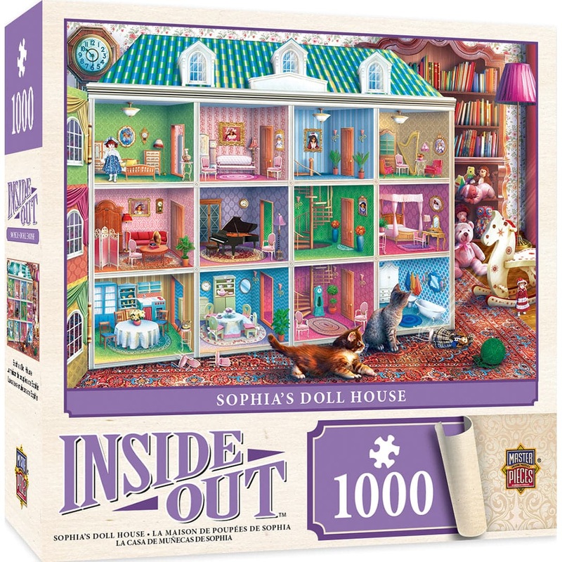 Inside Out – Sophia’s Dollhouse – 1000 Piece Puzzle
