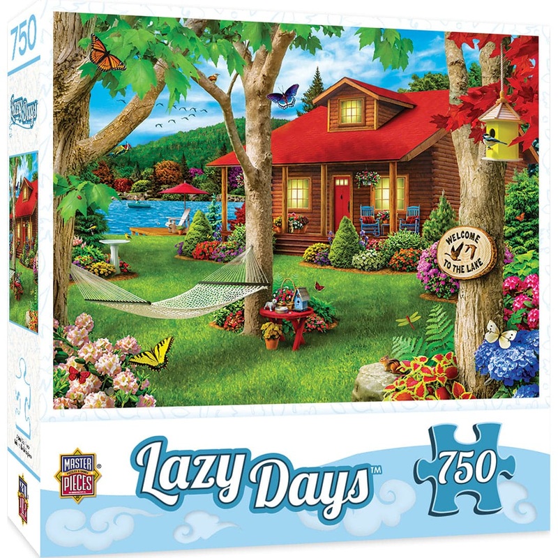 Lazy Days – Lakeside Retreat – 750 Piece Puzzle