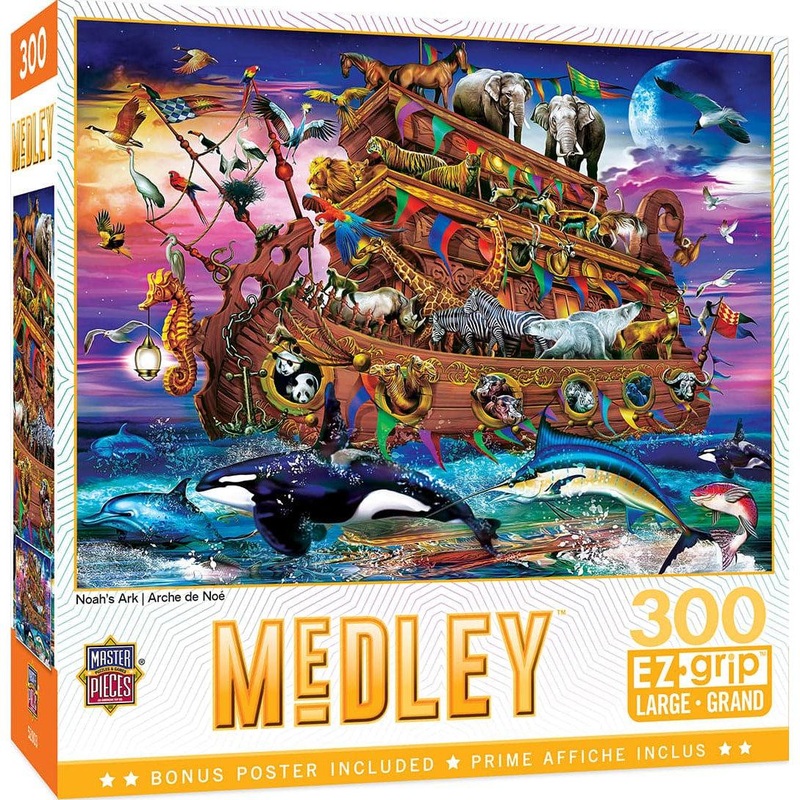 Medley – Noah’s Ark – 300 Piece EzGrip Puzzle