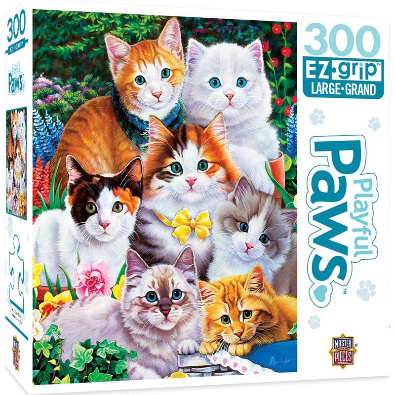 Playful Paws – Puuurfectly Adorable – 300 Piece EzGrip Puzzle