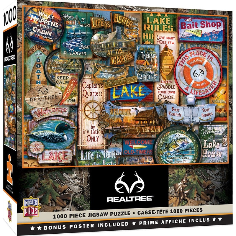 Realtree – Off to the Lakehouse – 1000 Piece Puzzle
