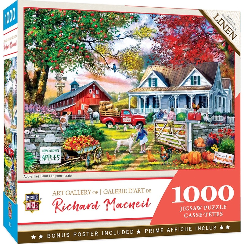 Richard Macneil Art Gallery – Apple Tree Farm – 1000 Piece Puzzle