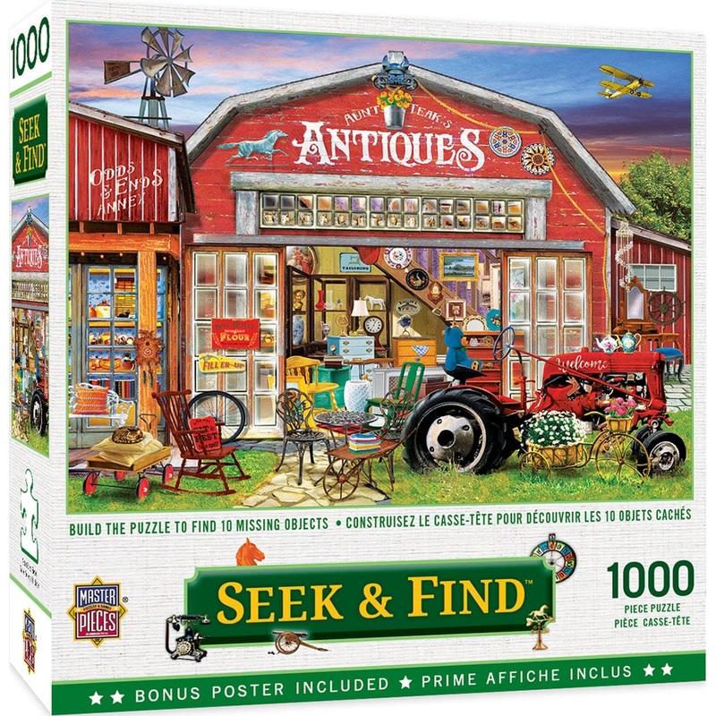 Seek & Find – Antiques for Sale – 1000 Piece Puzzle