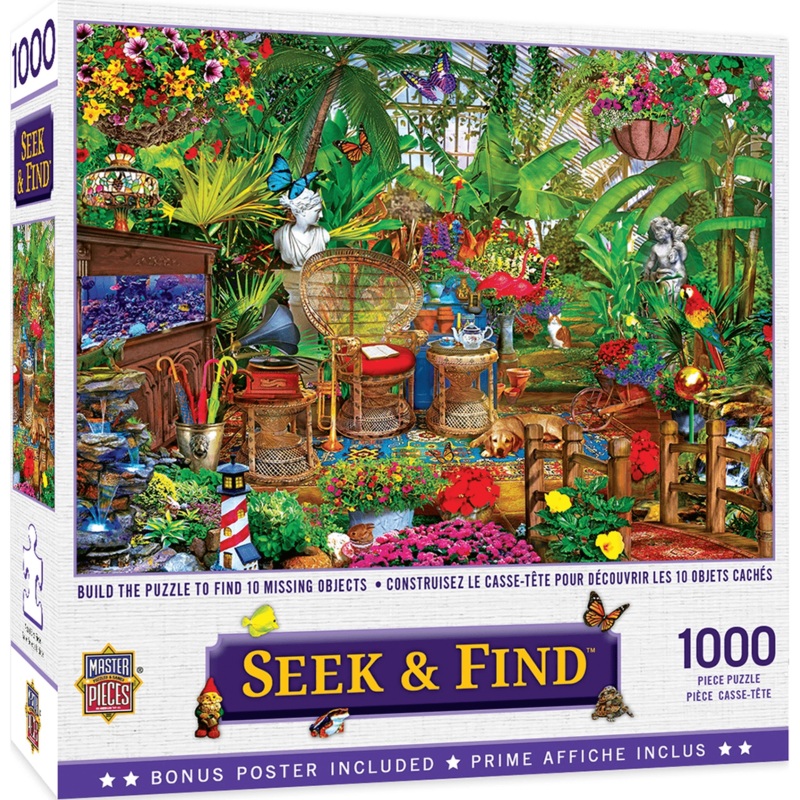 Seek & Find – Garden Hideway – 1000 Piece Puzzle