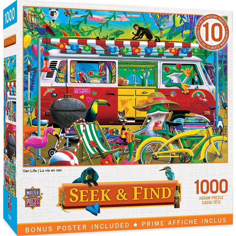 Seek & Find – Van Life – 1000 Piece Puzzle