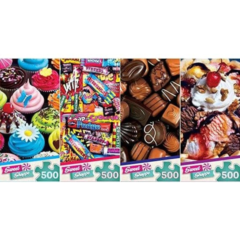 Sweet Shoppe – 500 Piece Puzzle Assortment