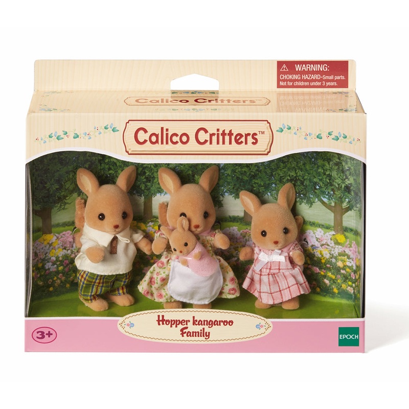 Calico Critters Hopper Kangaroo Family