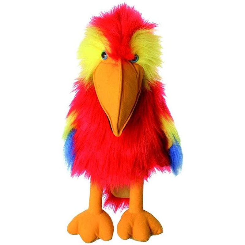 Large Bird Puppets – Scarlet Macaw