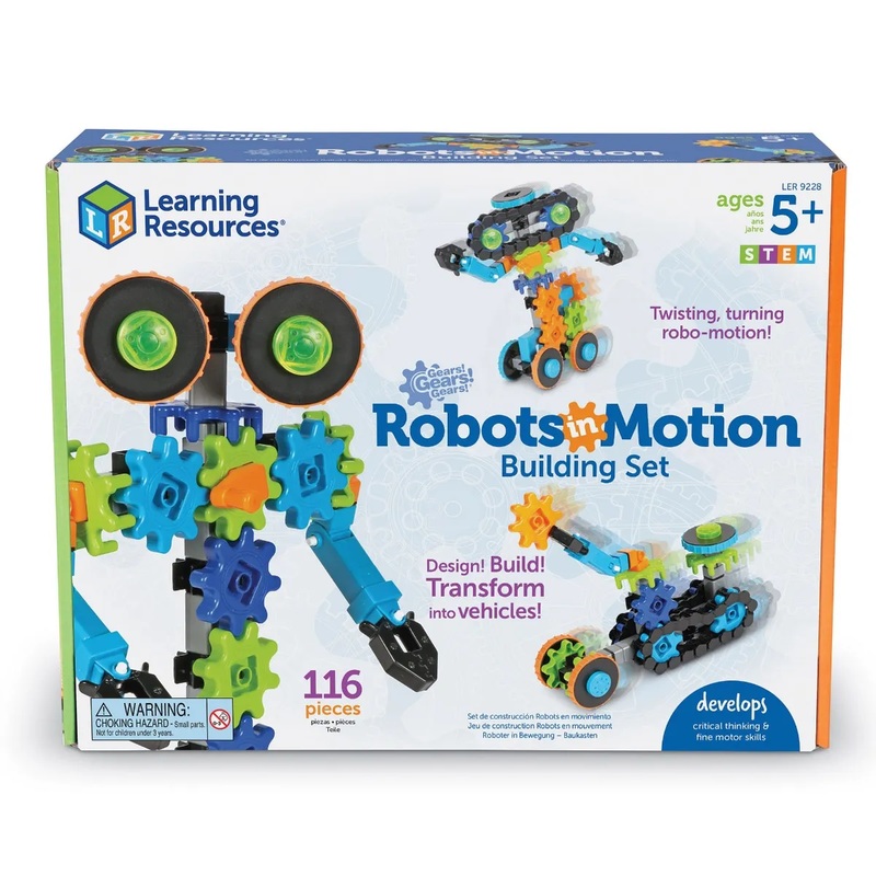 Gears! Gears! Gears! Robots in Motion